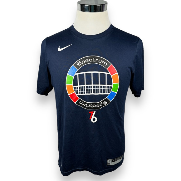 Nike Other - Nike Mens Philadelphia 76ers Spectrum 75th Anniversary T-Shirt Blue M